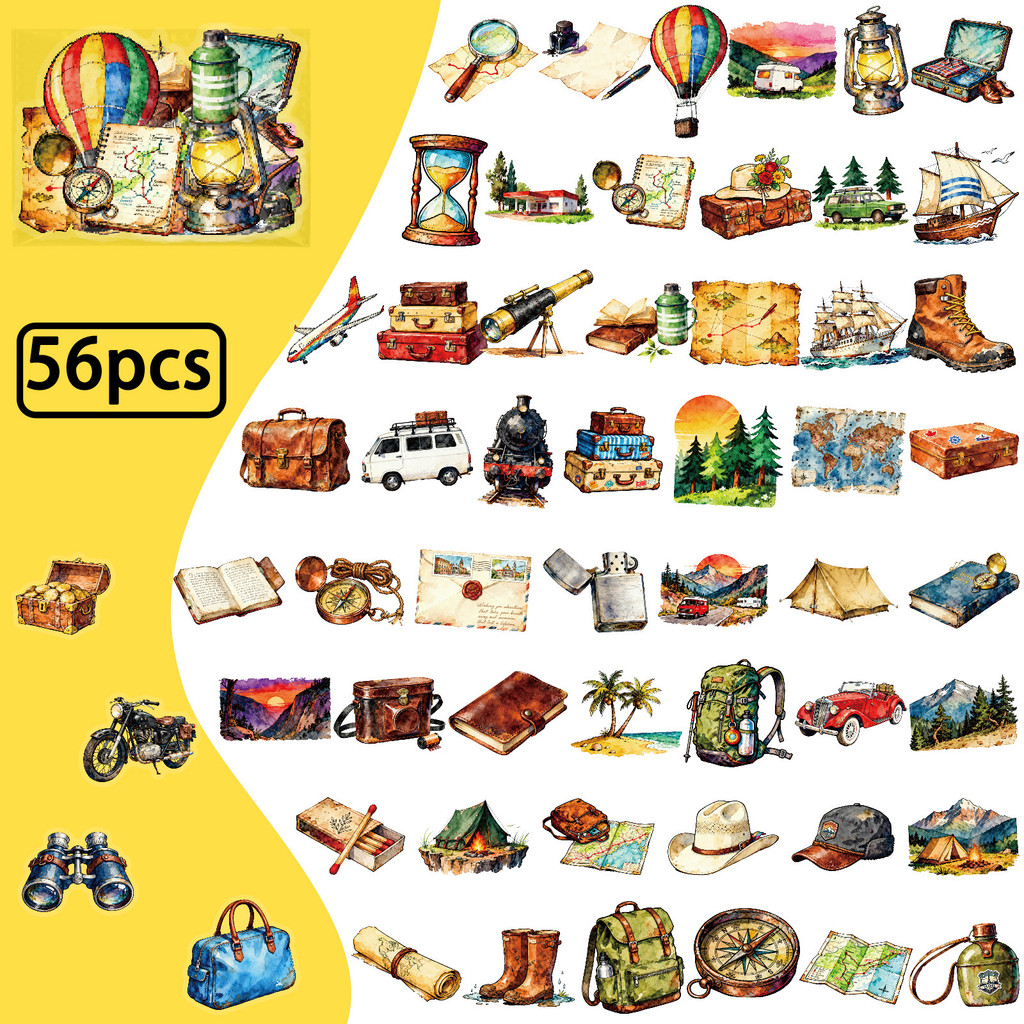 56Pcs Travel & Outdoor PET Sti - Outdoor Adventure Stores recension och pris